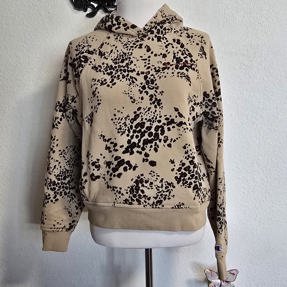 Champion Tops - Champion Leopard Print Hoodie